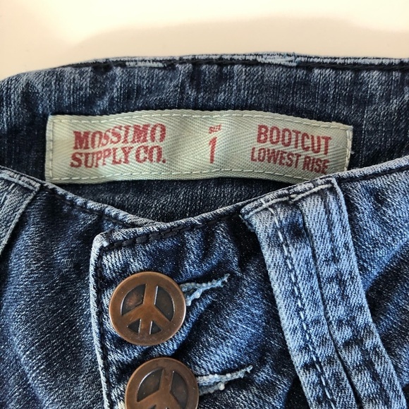 Mossimo Lowest Rise Bootcut Junior Size 1 - Picture 2 of 9